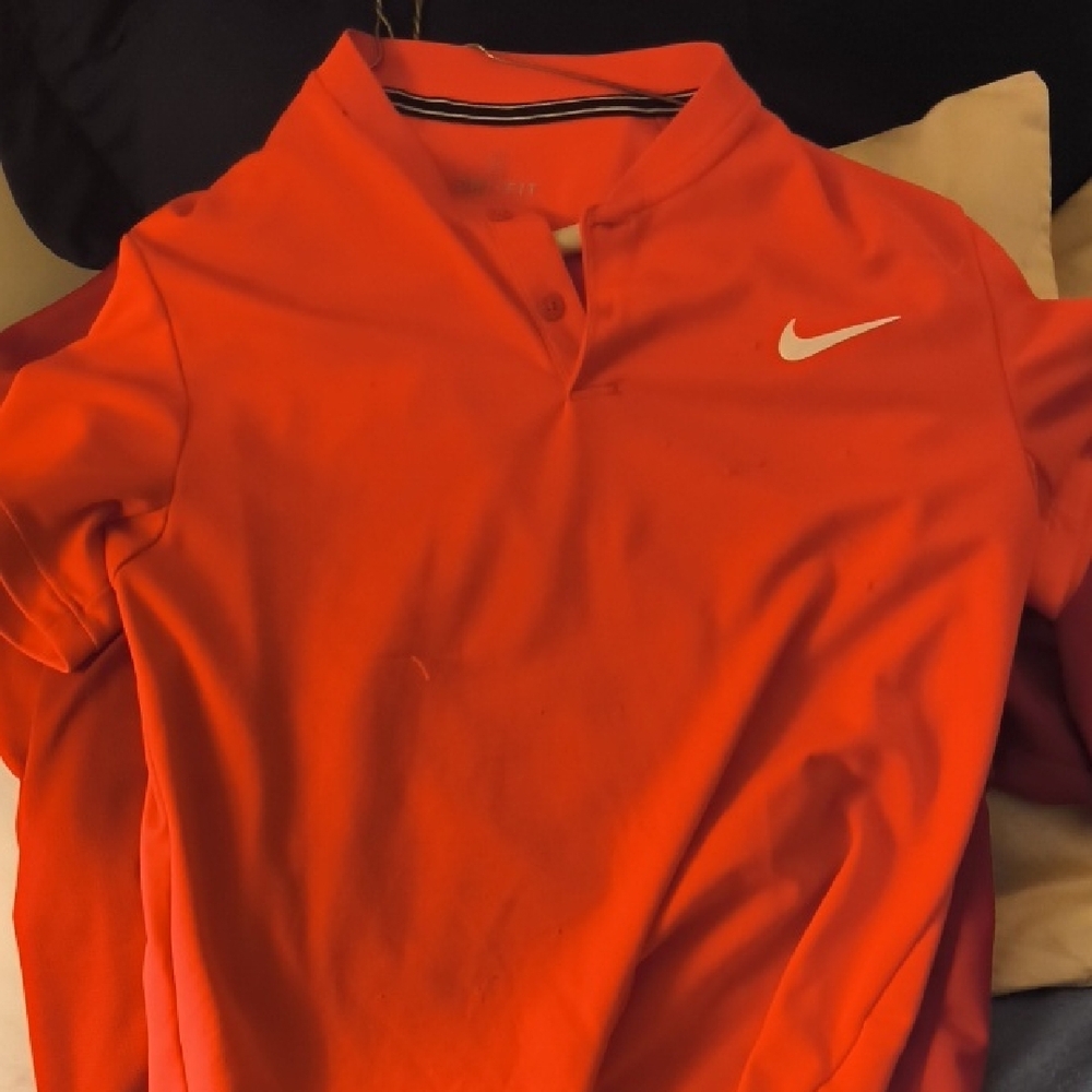 Nike Men's Red Polo Shirt